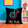 T-tik-t-Tok Fashion Pillow Case Pillow Case Plush Fabric Soft Double Sided Print Home Sofa High Quality Cushion