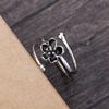 Trendy Style Stylish Jewelry Retro Retro Flower Opening Rings For Women Gathering Party Event Bijoux Anillos Jz431Fashion Jewelry