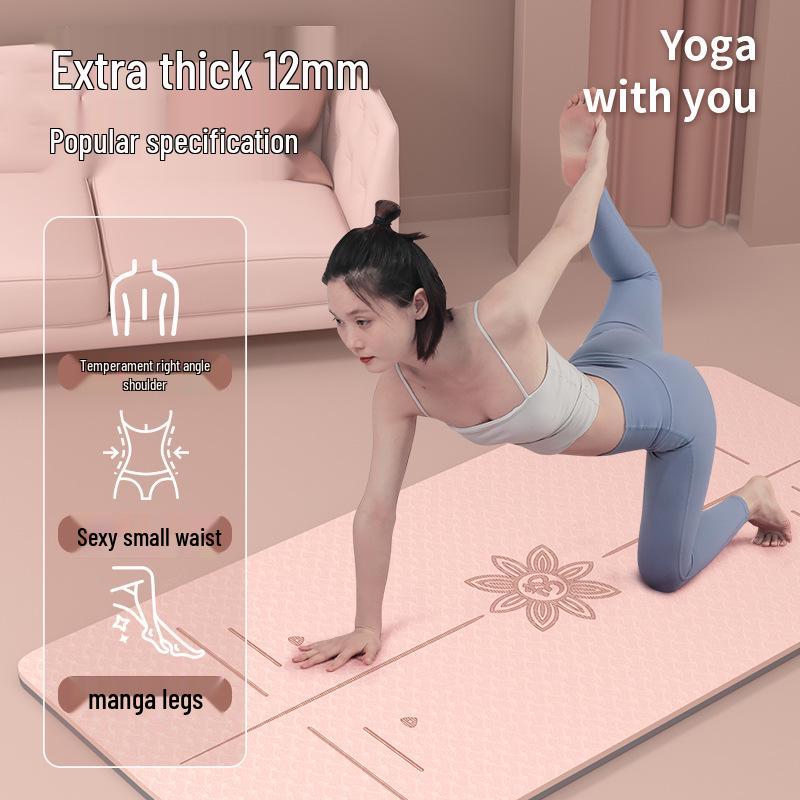 Thickened Non-Slip Picnic & Yoga Mat: Moisture-Proof for Outdoor, Beach, Camping & Fitness Activities