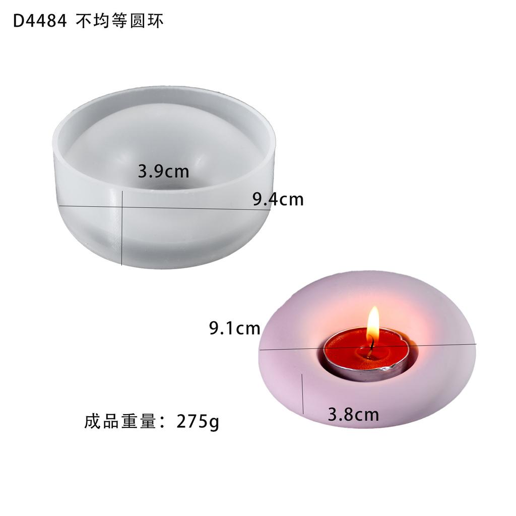 Egg Shaped Candle Holder Silicone Mold DIY Gypsum Scented Candle Holder Cup Decoration Silicone Molds For Resin Making Gift Mold