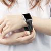 Elastisk klokkerem for Iwatch 38mm 40mm 41mm 44mm 42mm 45mm 49mm rustfritt stålbånd for Apple Watch Series 8 7 6 5 4 3 2 1 Se Expansion Luxury