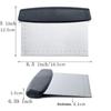 Raspador & Picador de Aço Inoxidável Cozinha Confeitaria Metal Cortador de Massa Alisador de Glacê Raspador para Decorar Bolo Picador de Massa