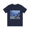 Remote Work Art Short Sleeve Tee Shirt Graphic Print Crewneck Unisex Gift NEW