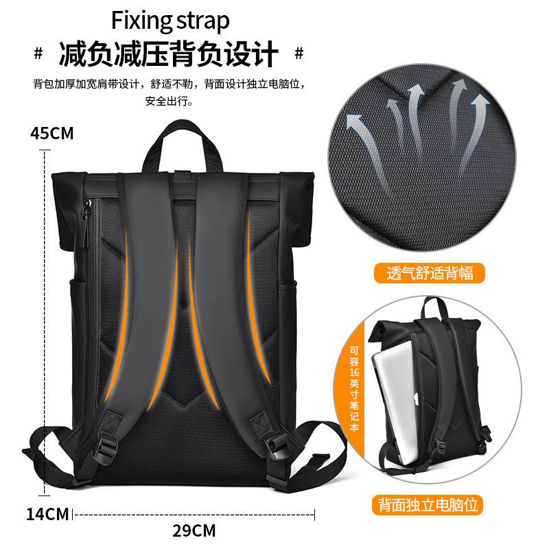 Men's Backpack, Stylish Laptop Bag, Large Capacity Business Commuter Backpack & Casual Daypack for Travel, Work, College