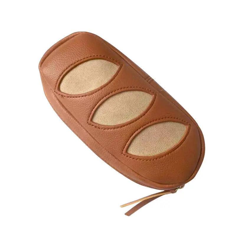 

New Design Cute Bread Cosmetic Bag Creative Handmade Storage Bag Lovely Crossbody Bag Portable Multifunctional Makeup Organizer
