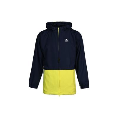 Casual Sports Zip-Up Hooded Long Sleeve Vintage Stand Collar Jacket Unisex Jacket Navy-Blue DP8549