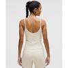Lululemon Align Cintura Comprimento Cami Tank Light Suporte CD Copa Luz Marfim