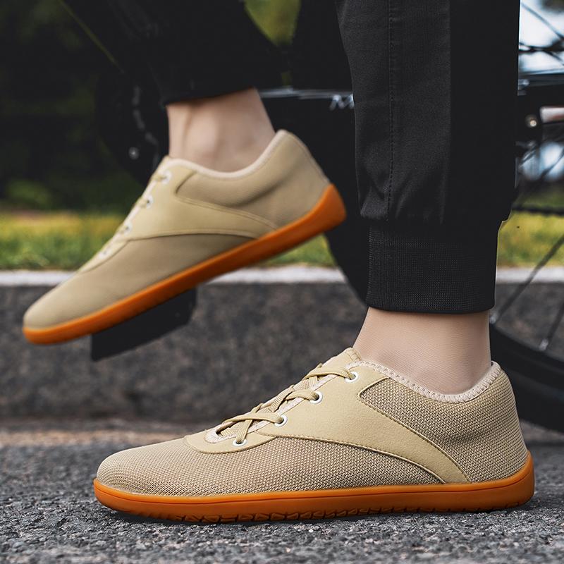 Men's Wide Toe Training Shoes Breathable Knitted Women Walking Shoes Gym Fitness Sneakers Elastic Sports Shoes
