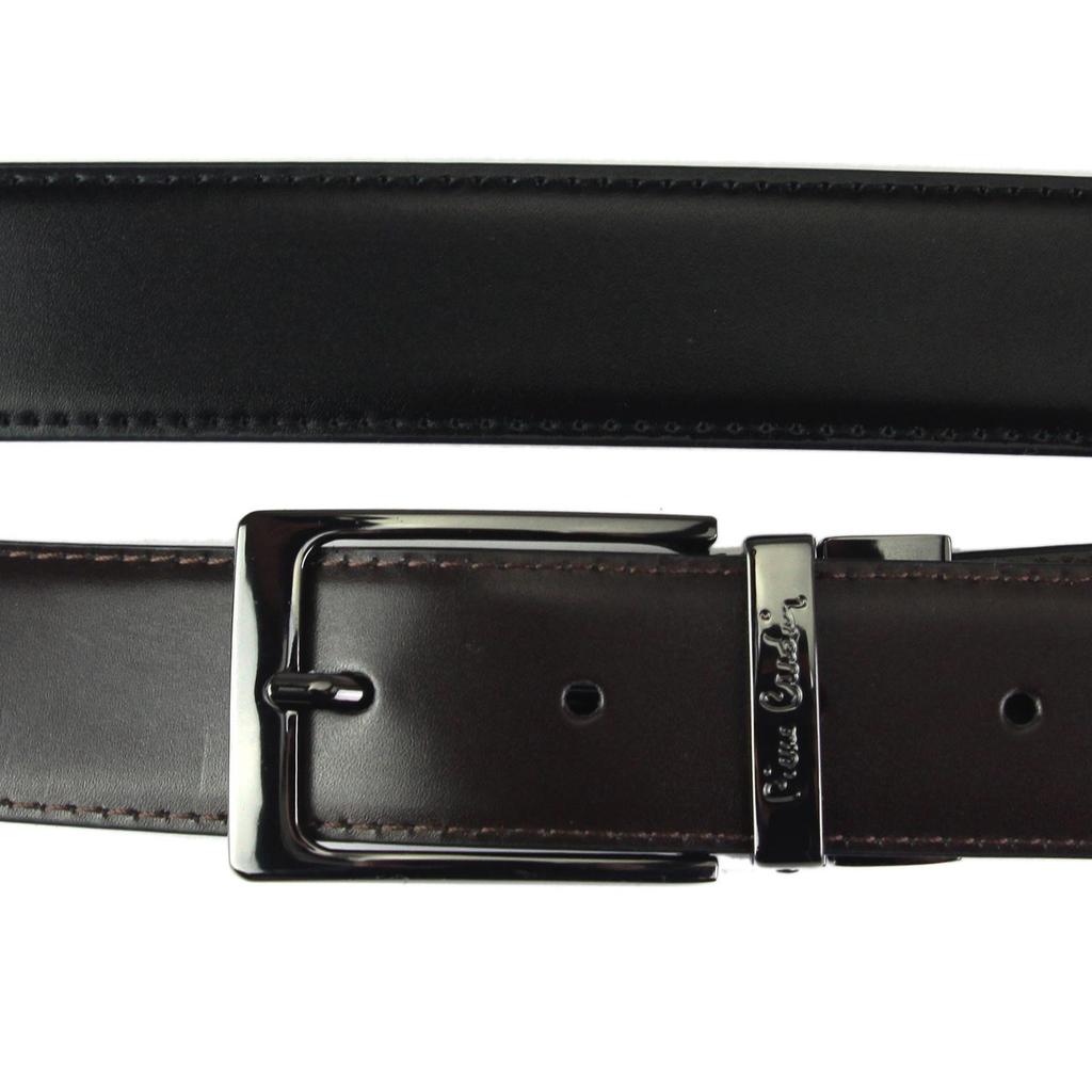 męski pasek z prawdziwej skóry Pierre Cardin FWJX5 DOUBLE