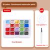 20/36/98 Farben Perlmutt-Aquarellfarbe - Intensiver Glanz Lichtechtheit Metallische Aquarellfarbe Set Glitzer Solide Pigmente