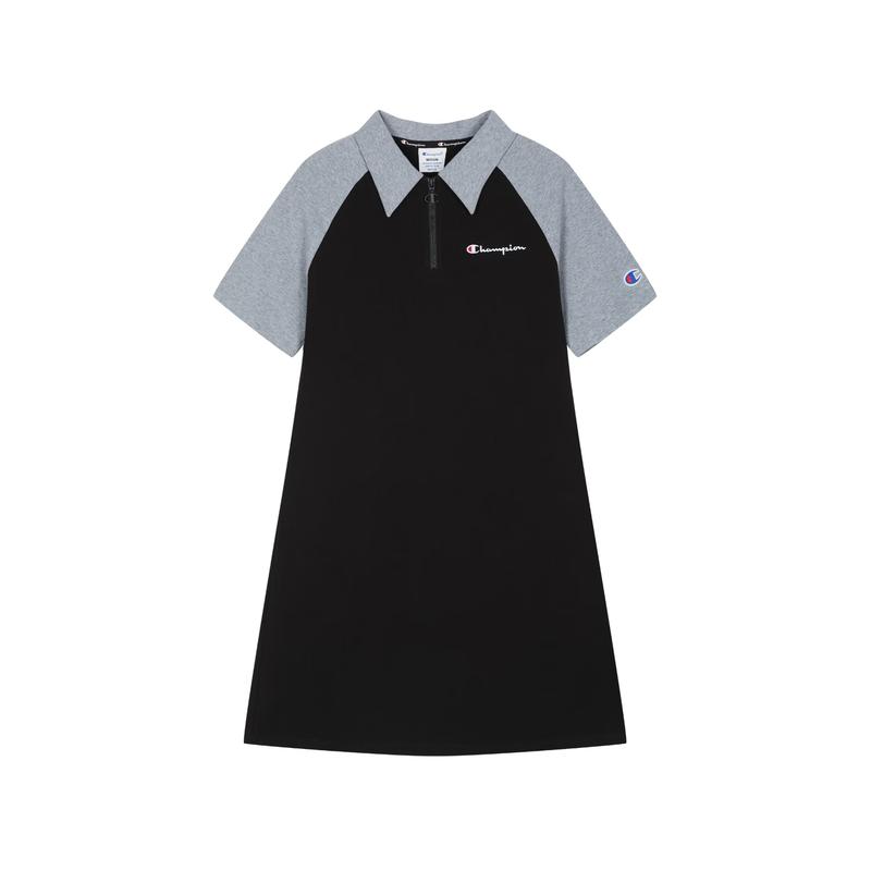 Champion Women s Raglan Polo Collar Mini Dress S