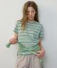 CITYBREEZE Multi-Stripe Short Sleeve T-Shirt_Mint