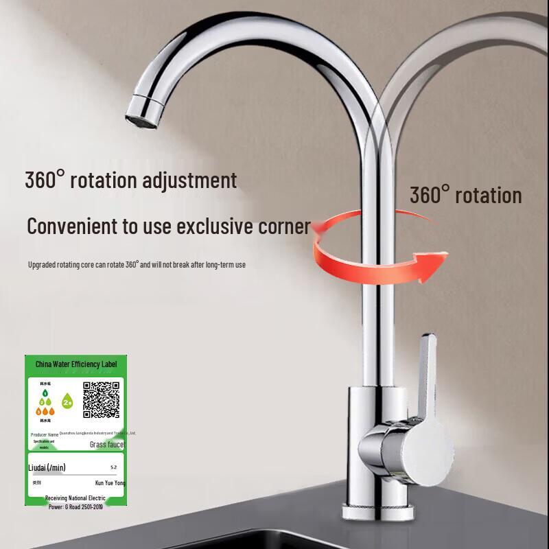Versatile Kitchen Sink Faucet