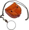 Brass Magnifying Glass Optical Magnifier Lens with Necklace Chain Monocle