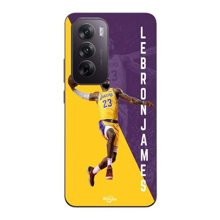 Coque de téléphone - MANIACASE - Oppo Reno 12 pro 5G - Silicone - Souple - Lakers wallpapers