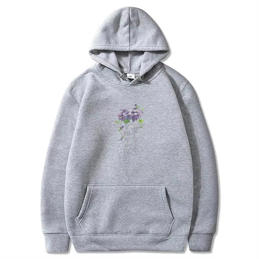 2025 Violet Evergarden Pullover Sweatshirt Street Fashion Trend Hoodie Herren Harajuku Bequem Langarm Herren Freizeit Oberteil