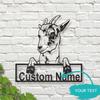 Metal Ram Wall Decor Personalized Modern Metal Sign Home Art