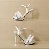 Low-heeled High-heeled Shoes Woman Xie - New Stylish and Versatile Sandals