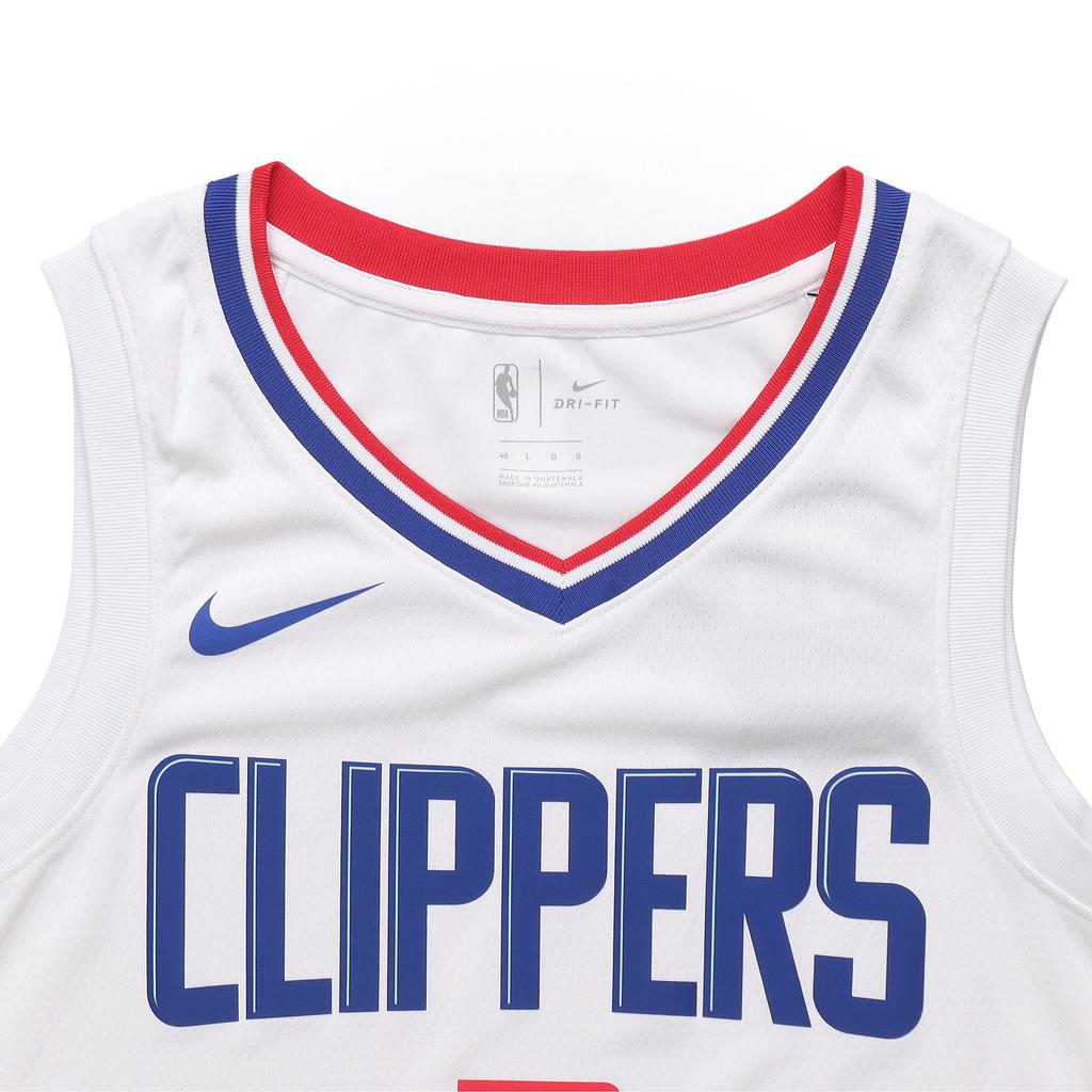 Nike NBA Quick-Dry Swingman Jersey 2020 - Clippers Leonard #2 Men Tops White CW3594-100