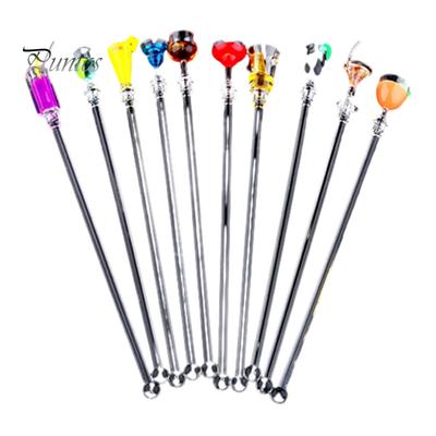 10 Adet Karışık Bar Karıştırıcı Ezici Karıştırma Kepçesi Karıştırıcı Swizzle Çubukları Kokteyl Kürdanları