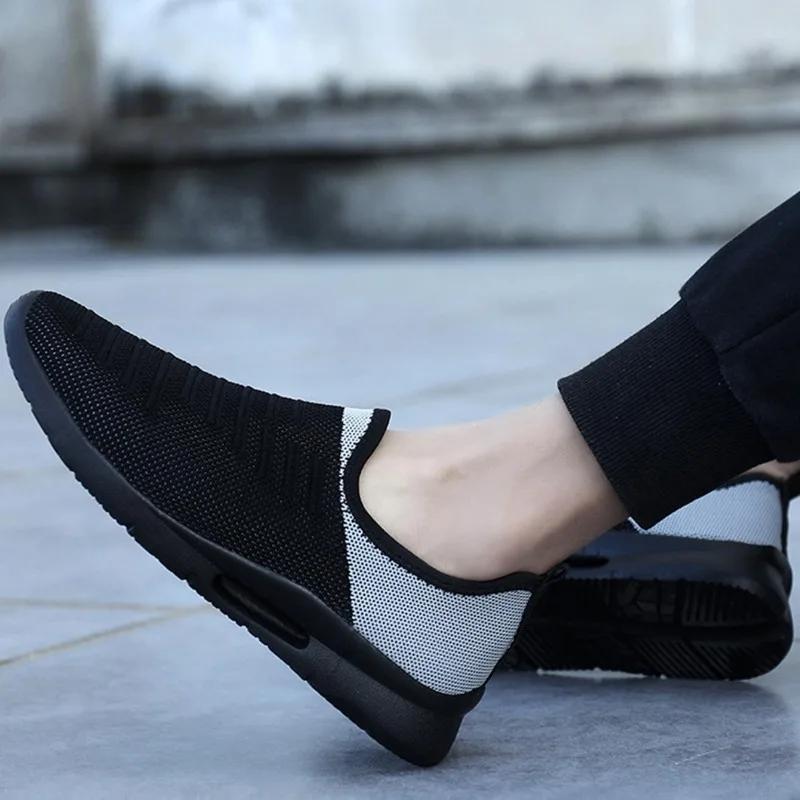 Damyuan Shoes for Men Plus Size Male Loafers Casual Comfortable Sneakers Slip On Leisure Shoes Lightweight Flats Shoes 39-47