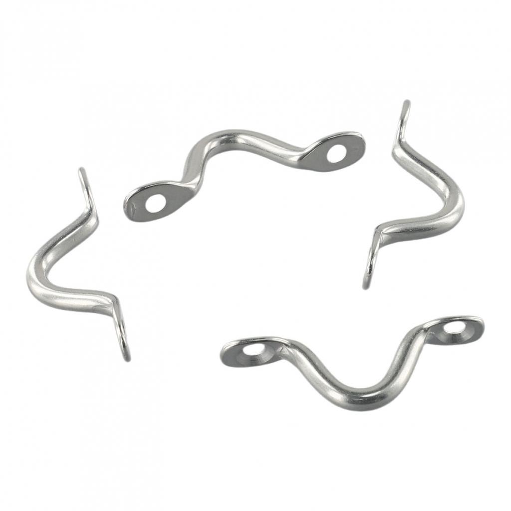 Practical Wire Eye Straps Handles 4pcs Boat Marine Bow