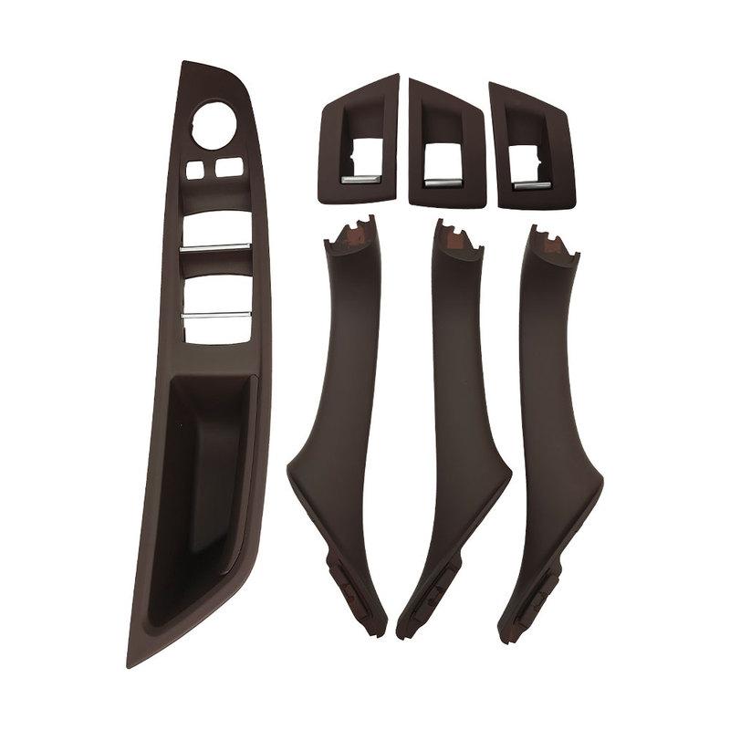For BMW F10 F11 Car Inner Handle Interior Door Panel Driver's Window Switch Frame Storage Box Sets for BMW 5 Series 520 528 535
