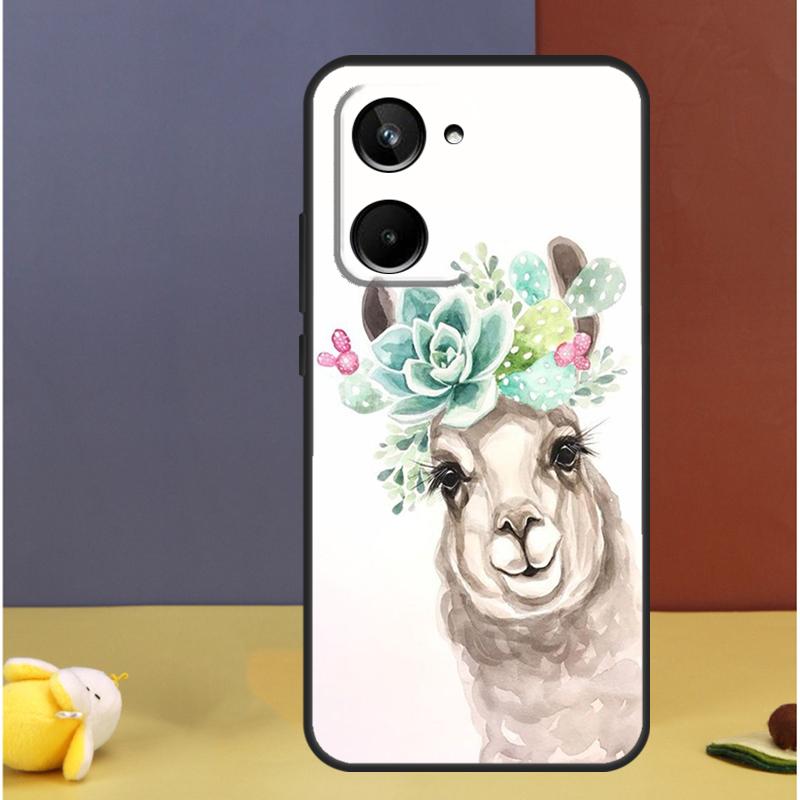 Lama Llama Alpaca For Realme 15 Pro GT7 10 11 12 13 14 Pro Plus C67 C65 C63 C61 C55 C53 C51 C35 C71 C75 Case