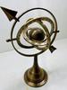 Vintage Brass Armillary Sphere 11" Antique Astrolabe Table Top World Globe Gift