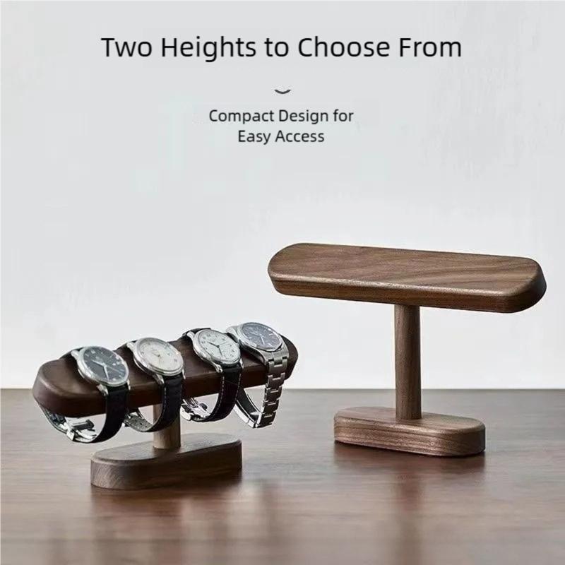 Elegant Wood Jewelry Holder and Watch Organizers with Multifunctional Storage Solution Unique Shape Enhanced Stability