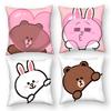 New Cartoon Doll Home Cute Pillow Cushion Cover Couple Gift Nap Sofa Car Gift Pillow