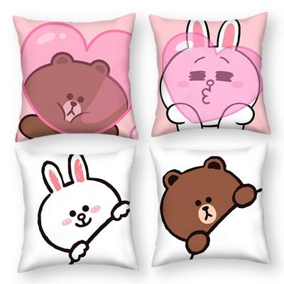 New Cartoon Doll Home Cute Pillow Cushion Cover Couple Gift Nap Sofa Car Gift Pillow