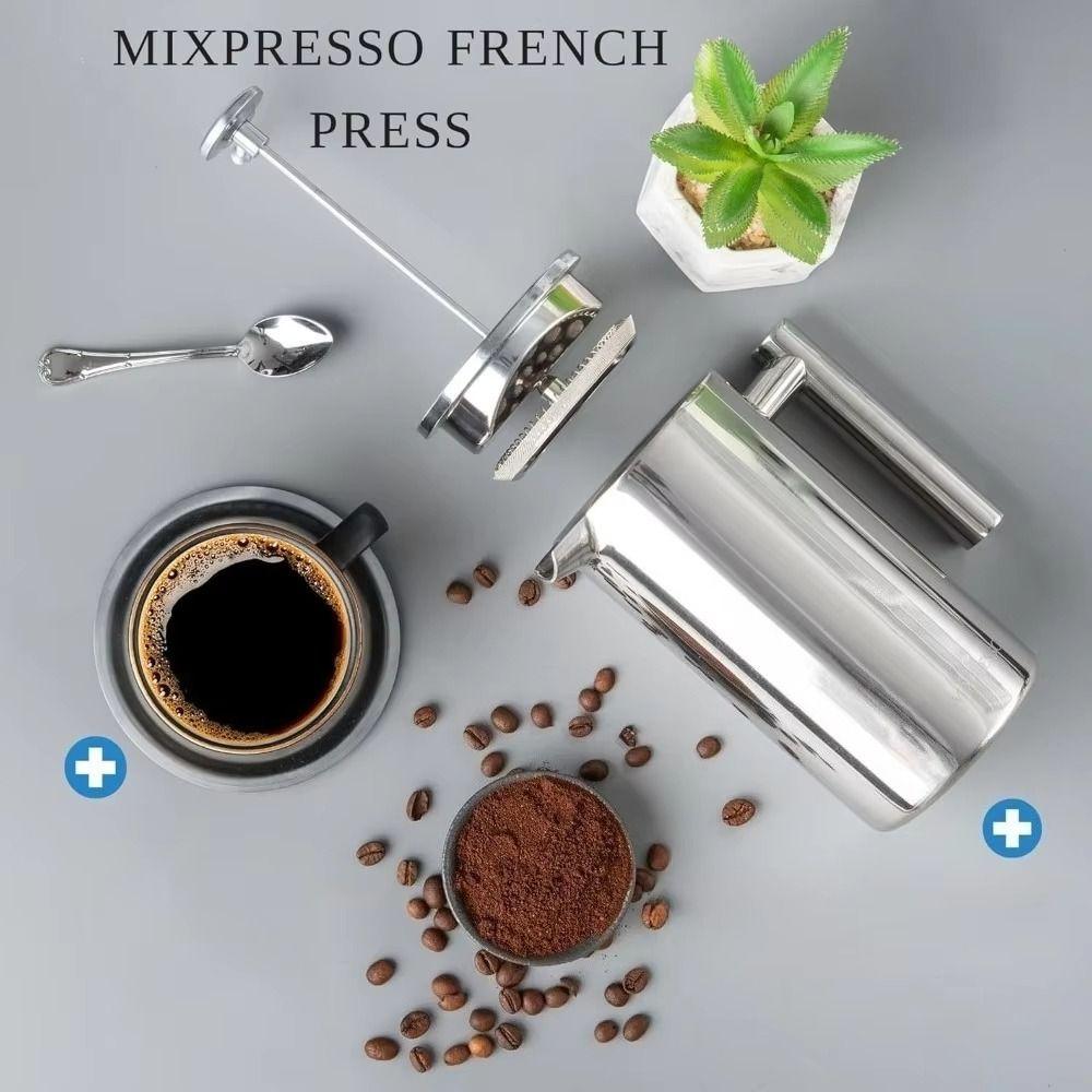 Filtration System Insulated Coffee Pot Double Wall Stainless Steel Coffee Brewer  Espresso Coffee