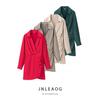 Jnleaog Spring New Arrival Women's Clothing Fashion Style French Fashion Design Side Wrinkle Dress