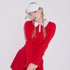 J Jane Puff Sleeve Collar Knit (Red)