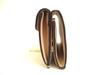 Оригинальный кошелек FENDI F IS FENDI FF бежевого цвета из кожи золотого цвета H/W Micro Trifold #a137, восстановленный