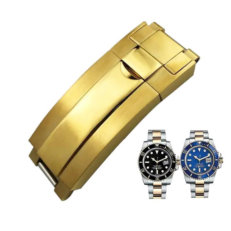 Rolex Green Submariner Black Submariner Steel Band Silicone Yacht Daytona Toothed Fine-tuning Watch Buckle16mm