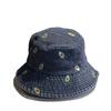 New Spring/Summer Avocado Denim Fisherman Hat for Women, Face-Covering, Face-Slimming, Spring and Autumn Bucket Hat2026Trendy sun hat