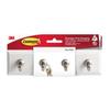 HOM18Q-ES Command White Key Rail Small 4 Hooks