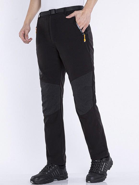 Men's Outdoor Shell Pants: Windproof & Waterproof, Single Layer, Ideal for Hiking & Mountaineering In Spring, Autumn, Winter.