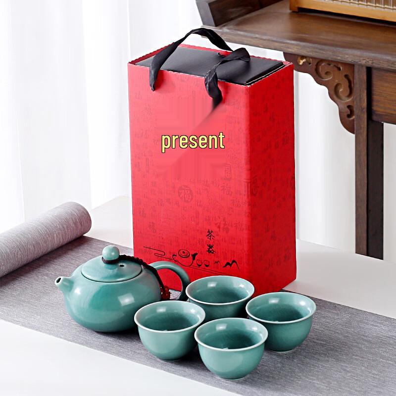 Керамический чайный набор из печи Гэ