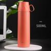 500ML Stainless Steel Thermos Cup Hot Coffee Vacuum Thermal Water Bottle Portable High-capacity Household Office Travel Tea Cups