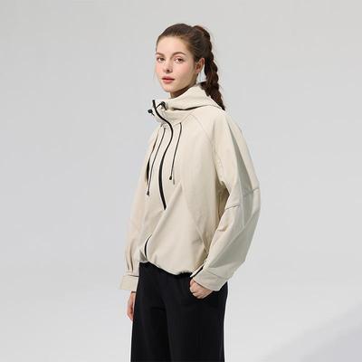 Durable Water-Repellent Hooded Sports Jacket