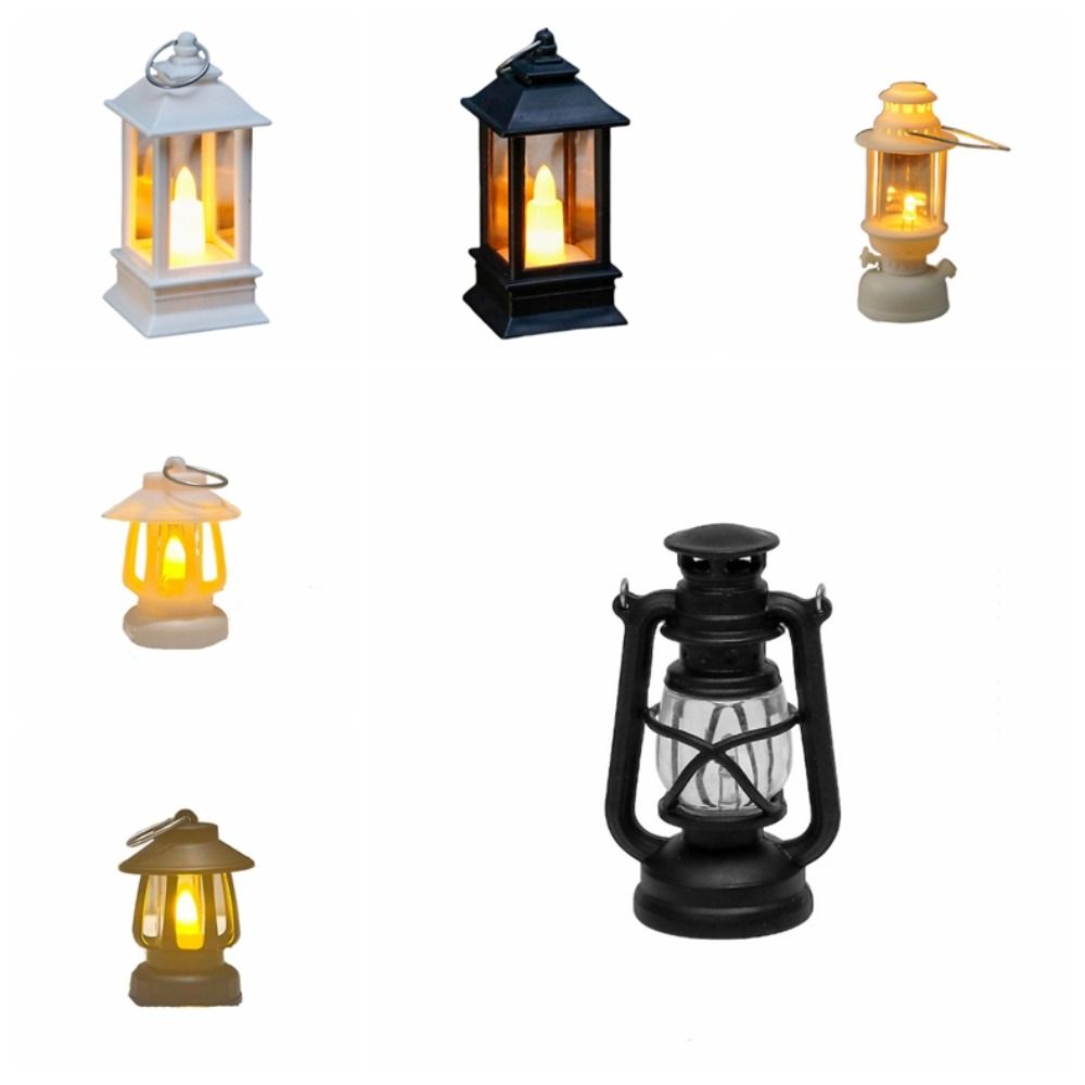 Creative LED Electronic Candle Light Flameless Outdoor Hanging Small Lanterns  Party Supplies