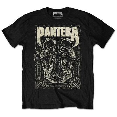 Pantera T-Shirt 101 Proof Totenkopf Rockband Offiziell Schwarz Neu