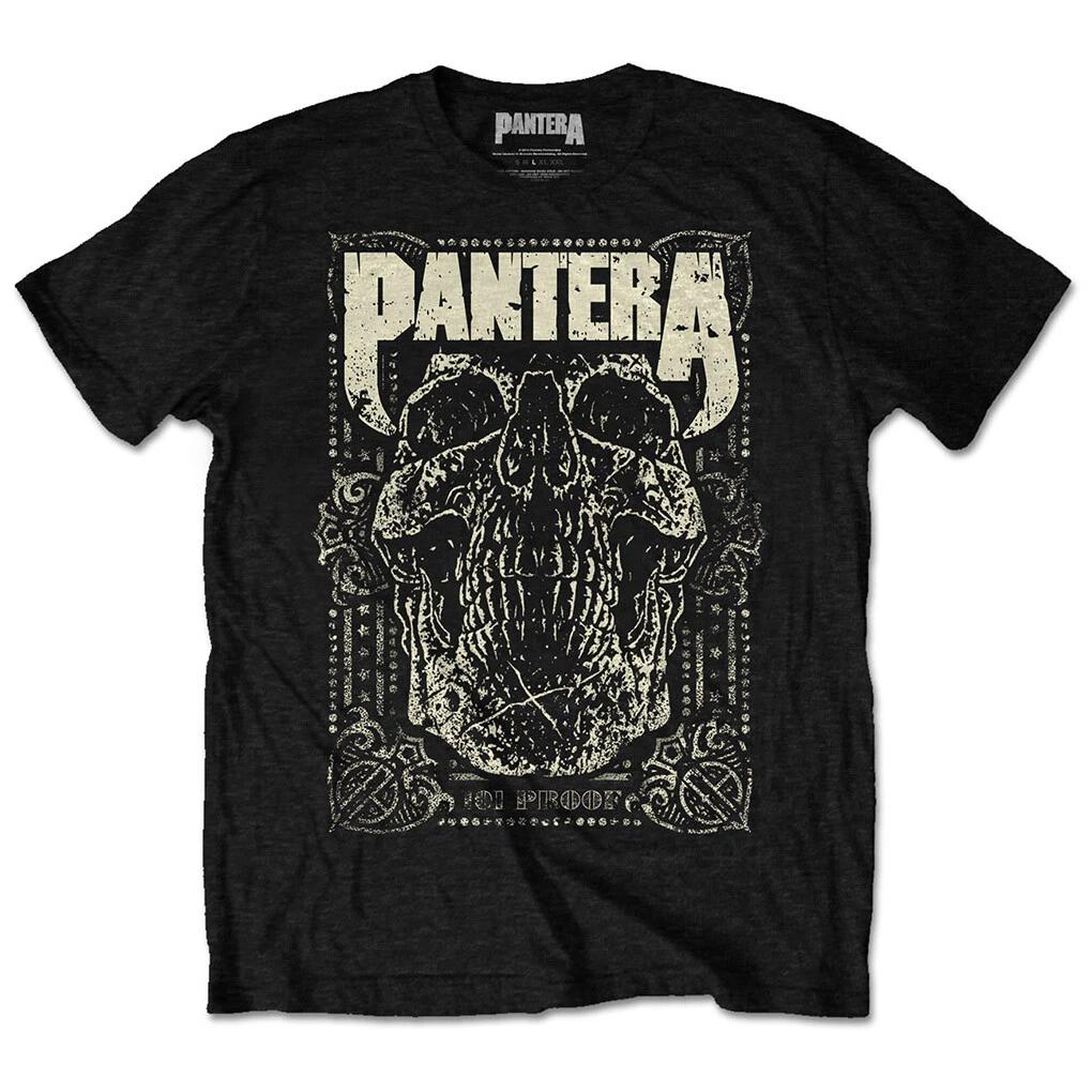 Pantera T-Shirt 101 Proof Skull Rock Band Official Black New 4XL
