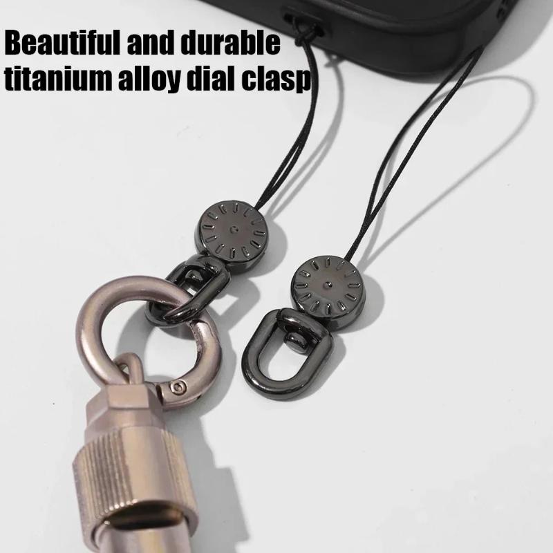1/2/4pcs 360 ° Rotatable Hand Wrist Lanyard Straps Metal Phone Wrist Strap Security Anti-lost Mobile Phone Lanyard Accessories