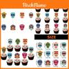 Halloween Schedel Taarttopper Papier Feestdecoratie Voor Spookachtige Feesten