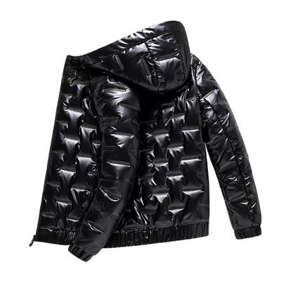 Erkek Orta Uzunlukta Pamuklu Ceket Mont Farewell Down Jacket Plus Kadife Kalın Mont