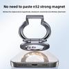 Universal Magnetic Phone Ring Holder With 360 Degree Rotation And Folding Design For Handsfree Video Viewing